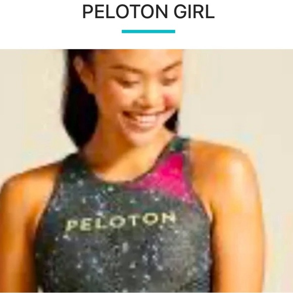 Peloton Gray and Pink Sports Bra - Picture 2 of 9